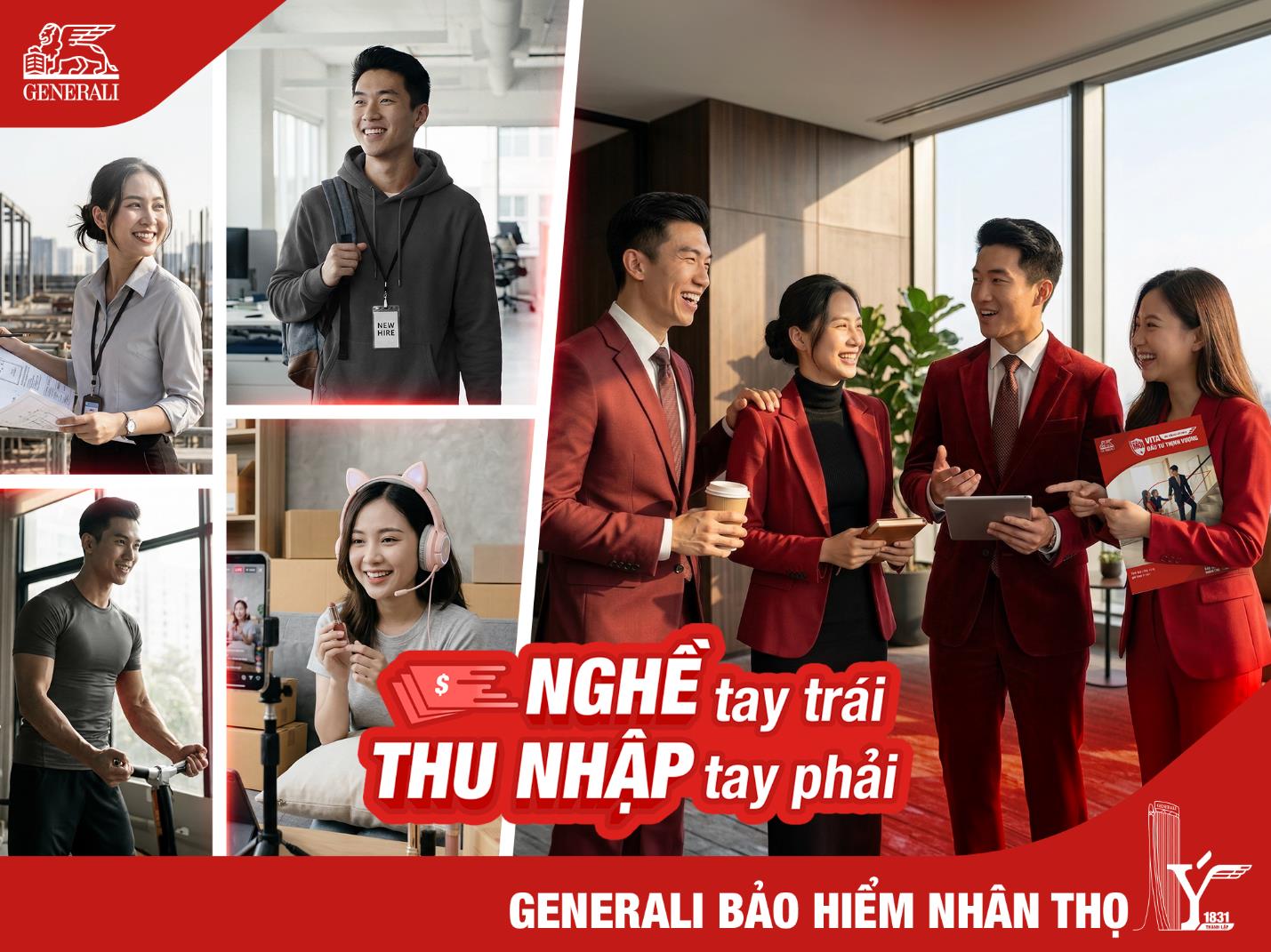Generali ra mắt chương tr&igrave;nh tuyển dụng GenHustle &ndash; Nghề tay tr&aacute;i, thu nhập tay phải - Ảnh 3.