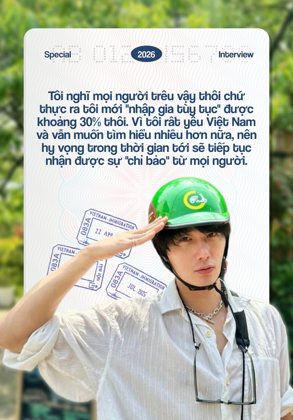 "Rể Việt" Jung Il-woo: &ldquo;T&ocirc;i m&ecirc; rau m&ugrave;i, kho&aacute;i ngồi ghế nhựa ăn phở b&igrave;nh d&acirc;n hơn v&agrave;o nh&agrave; h&agrave;ng" - Ảnh 4.