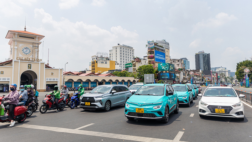 Taxi điện chiếm ưu thế, Green SM giữ hơn nửa thị phần tại Việt Nam - Ảnh 1.