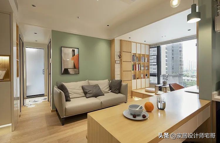 Căn hộ chỉ 41m&sup2; nhưng c&oacute; tới 3 ph&ograve;ng ngủ: B&iacute; mật nằm ở c&aacute;ch bố tr&iacute; khiến ai xem cũng bất ngờ - Ảnh 1.