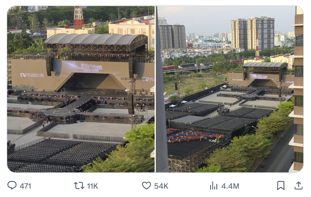 Kh&aacute;ch nhận ph&ograve;ng kh&aacute;ch sạn view thẳng s&acirc;n khấu concert EXO tại TP.HCM: "Nếu biết sẽ thế n&agrave;y th&igrave; t&ocirc;i đ&atilde; chẳng cần mua v&eacute; nữa&hellip;&rdquo; - Ảnh 3.