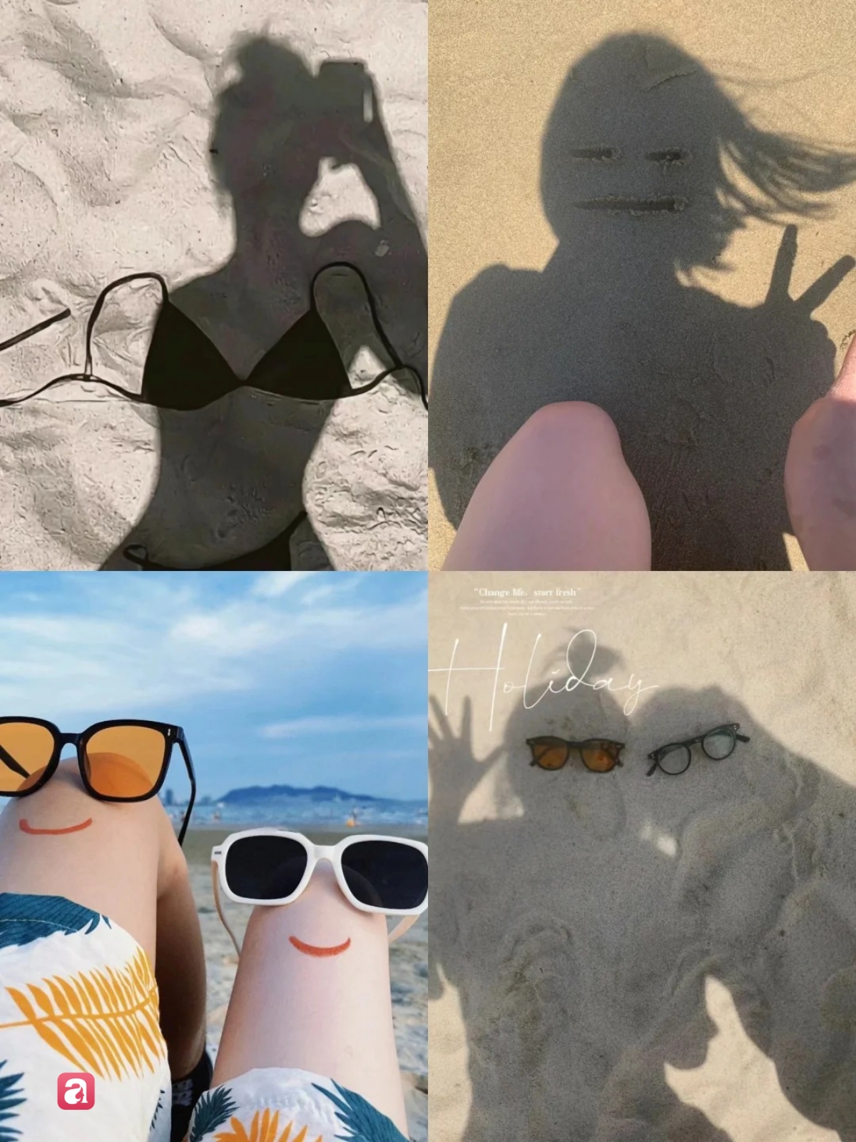 Hội m&ecirc; chụp ảnh b&agrave;y bạn loạt c&aacute;ch &ldquo;giấu mặt&rdquo; khi đi biển: Kh&ocirc;ng lộ diện vẫn c&oacute; ảnh xinh hết nấc- Ảnh 3.