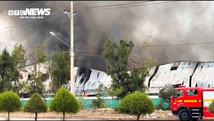 Gia Lai: Ch&aacute;y lớn tại Khu kinh tế Nhơn Hội- Ảnh 4.