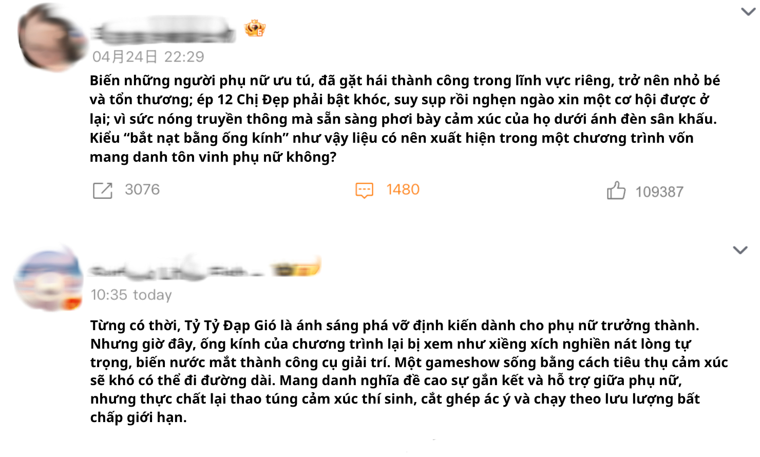Show Trung c&oacute; Trang Ph&aacute;p bị tố &ldquo;bắt nạt&rdquo; th&iacute; sinh: D&iacute; s&aacute;t mặt c&aacute;c Chị Đẹp đang suy sụp, &eacute;p cầu xin để được ở lại- Ảnh 1.