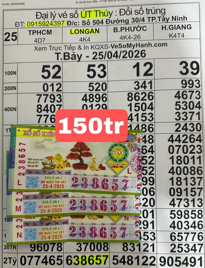 S&aacute;ng 26-4, lộ diện nơi tr&uacute;ng 3 giải độc đắc xổ số miền Nam- Ảnh 4.