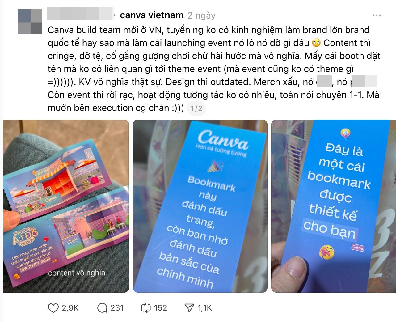 Sự kiện ra mắt Canva tại Việt Nam bị chỉ tr&iacute;ch cẩu thả: L&agrave;m poster ếch một mắt, sai ch&iacute;nh tả, bịa chuyện c&ocirc; Tấm rơi h&agrave;i sau 12h đ&ecirc;m- Ảnh 5.