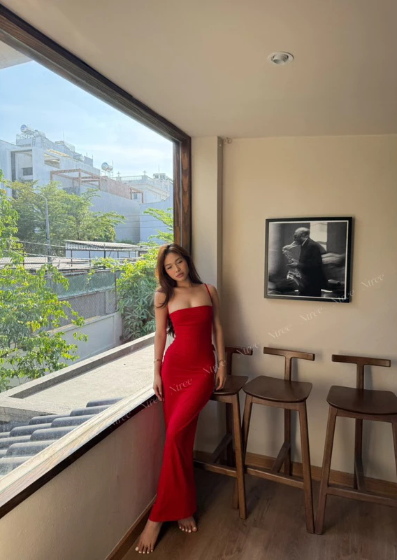 Mỹ nữ diện v&aacute;y đỏ khoe lưng trần viral khắp xứ Trung: 1,4 tỷ d&acirc;n kh&oacute; ai l&agrave;m lại- Ảnh 8.