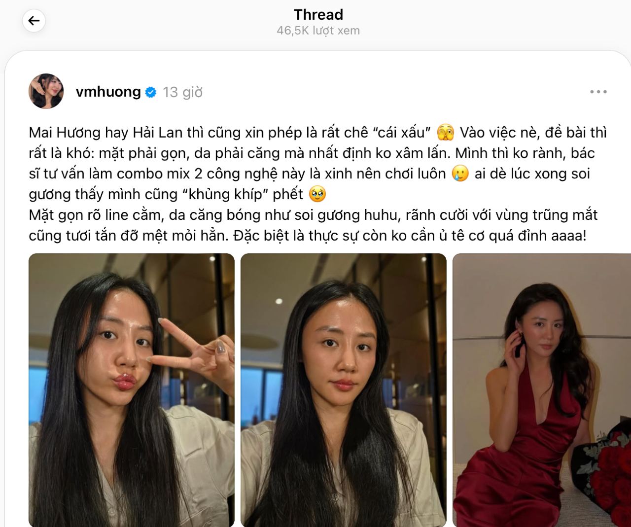 Văn Mai Hương khoe mặt mộc khiến netizen chung 1 th&aacute;i độ- Ảnh 1.