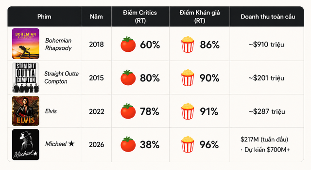Kinh doanh tr&ecirc;n nỗi nhớ: V&igrave; sao phim về Michael Jackson c&agrave;ng bị giới ph&ecirc; b&igrave;nh ghẻ lạnh, c&agrave;ng hốt bạc tỷ?- Ảnh 4.
