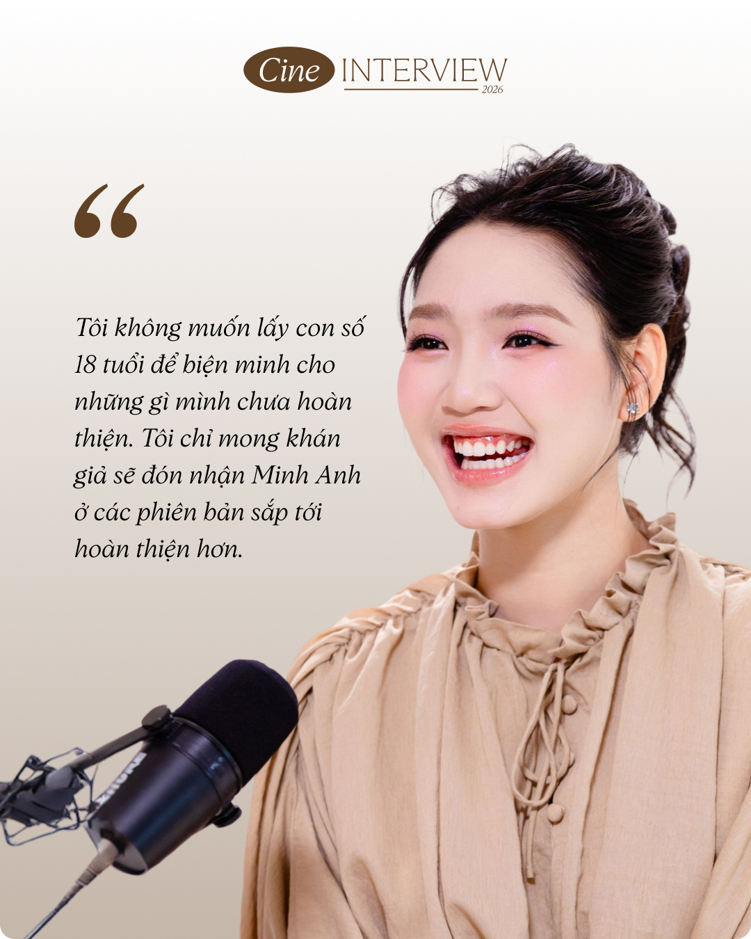 Đo&agrave;n Minh Anh v&agrave; v&iacute;a 3 phim trăm tỷ: Kh&aacute;n giả n&oacute;i "ăn may" cũng đ&uacute;ng, thật sự cuộc đời t&ocirc;i qu&aacute; may mắn- Ảnh 5.