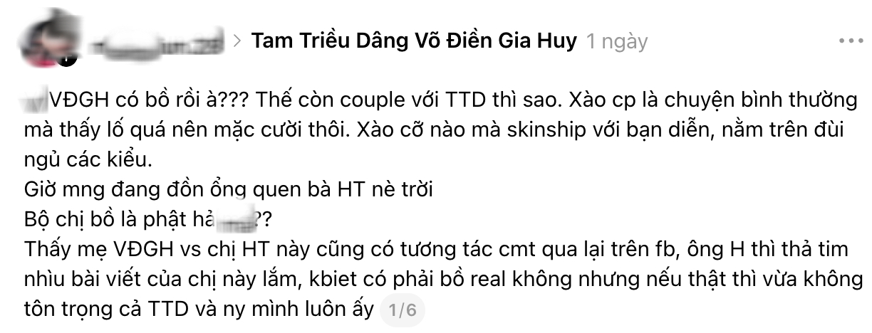 V&otilde; Điền Gia Huy lộ bằng chứng y&ecirc;u c&ocirc; g&aacute;i kh&aacute;c kh&ocirc;ng phải Tam Triều D&acirc;ng, netizen đi&ecirc;n tiết &ldquo;ho&aacute; ra l&agrave; x&agrave;o couple&rdquo;- Ảnh 4.