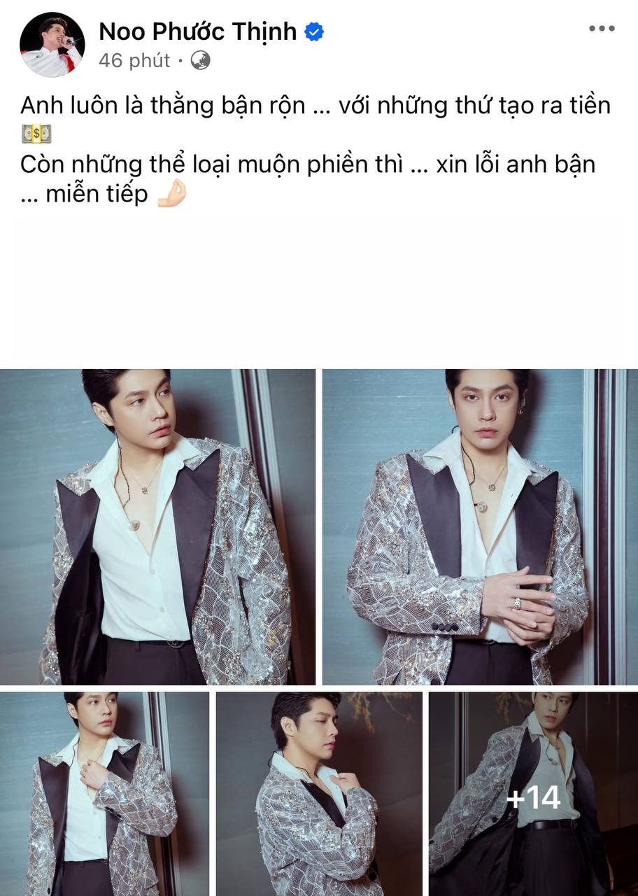 Động th&aacute;i mới nhất của Noo Phước Thịnh giữa loạt b&agrave;n t&aacute;n đời tư- Ảnh 1.