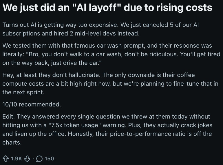 C&ocirc;ng ty startup "sa thải" AI, thu&ecirc; hẳn 2 lập tr&igrave;nh vi&ecirc;n để trả lương cho rẻ- Ảnh 1.