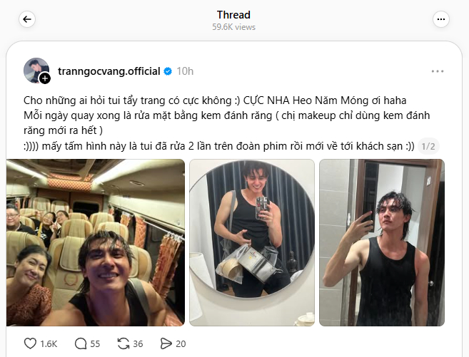 Mỹ nam 6 m&uacute;i hot nhất Việt Nam c&ocirc;ng khai tẩy trang bằng kem đ&aacute;nh răng- Ảnh 1.