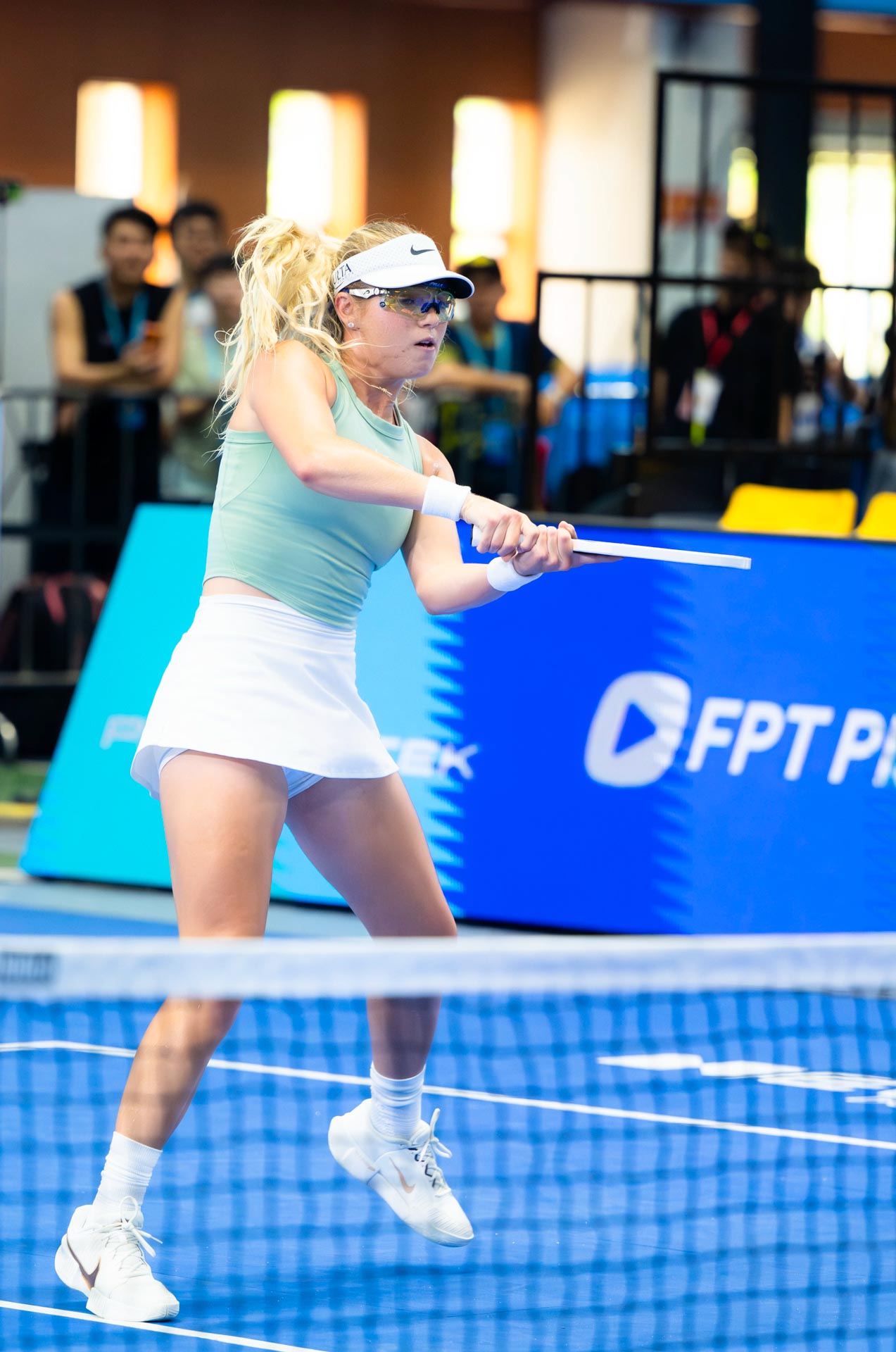 C&oacute; l&agrave; "nữ ho&agrave;ng pickleball", Anna Leigh Waters vẫn phải rất vất vả để v&agrave;o b&aacute;n kết PPA Asia 1000- Ảnh 3.