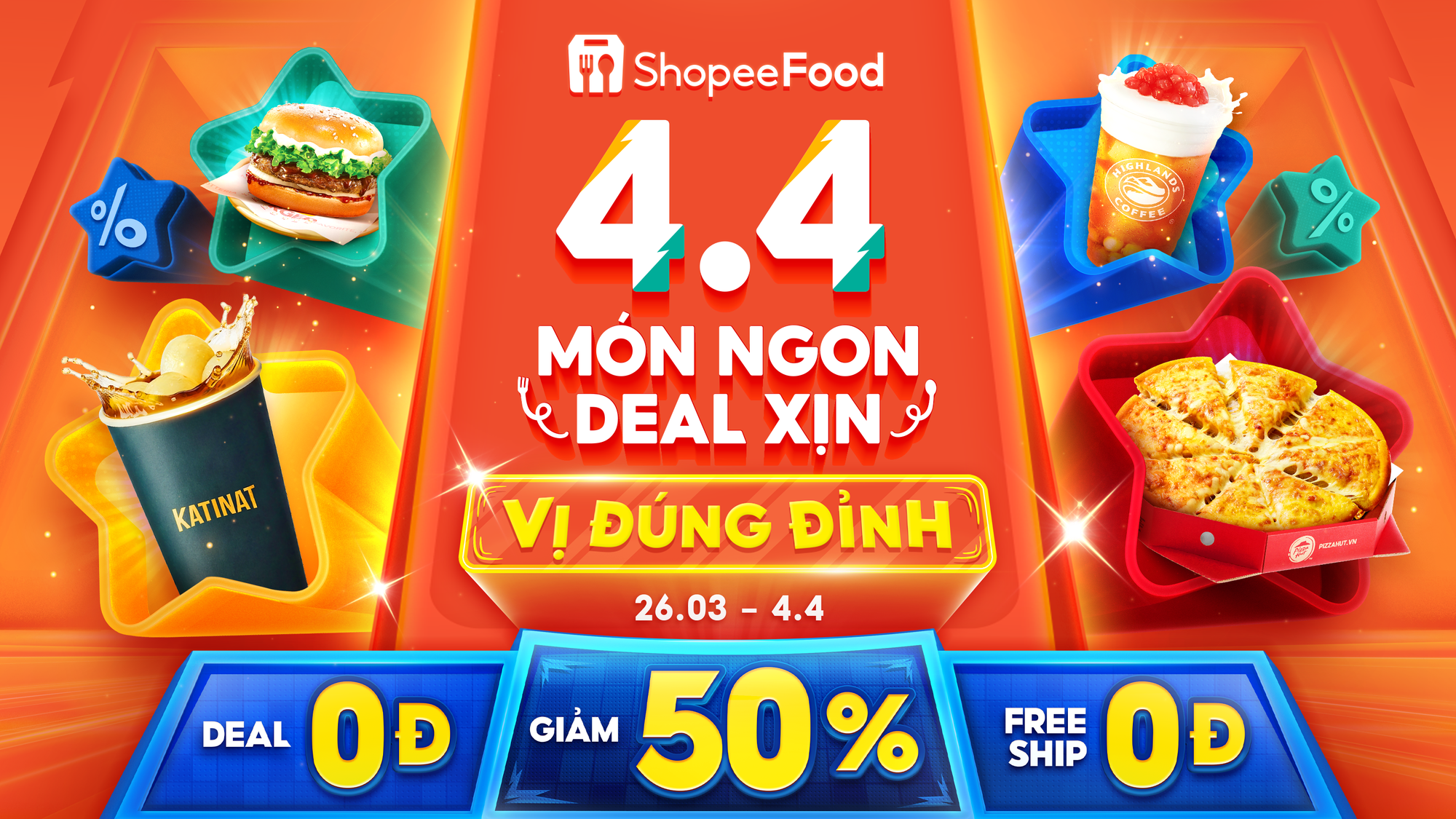 Nắng c&agrave;ng gắt, deal c&agrave;ng đ&atilde;, ShopeeFood tung loạt ưu đ&atilde;i cực phẩm mở m&agrave;n th&aacute;ng 4- Ảnh 1.