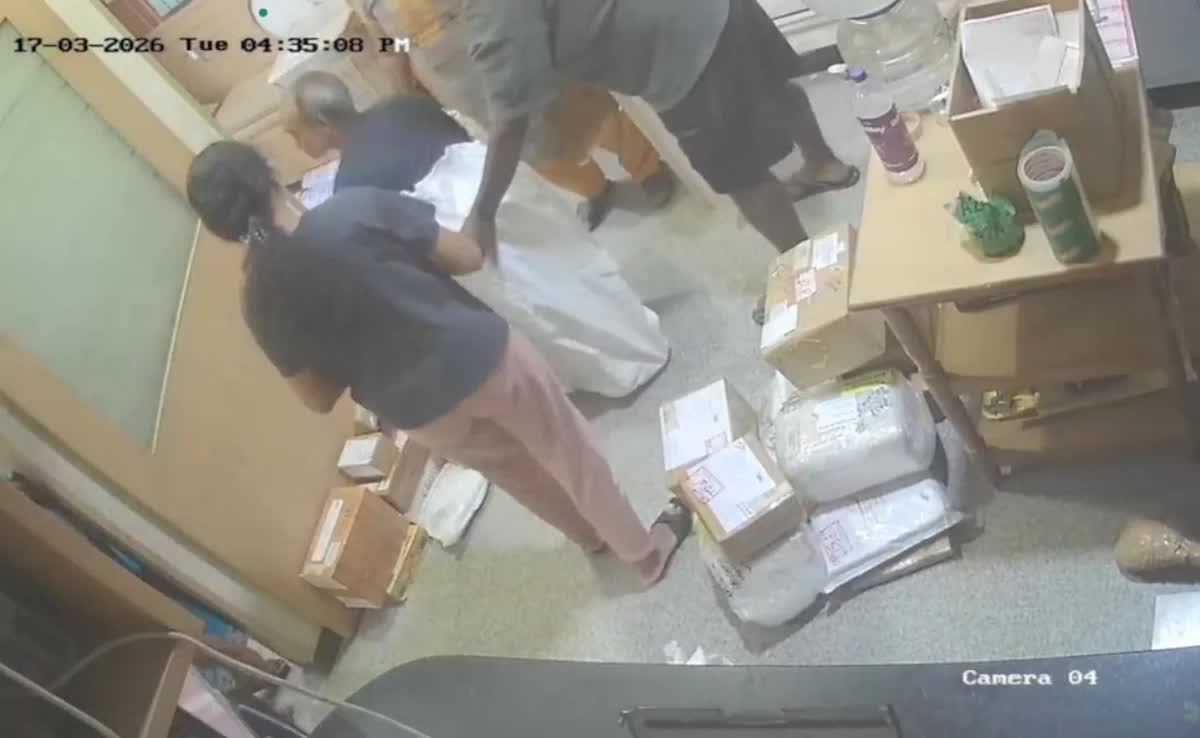 Con g&aacute;i g&oacute;i cha v&agrave;o bao tải, gửi bưu cục để quay video c&acirc;u view- Ảnh 1.