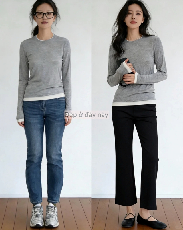 Sai lầm nhiều người mắc khi mặc jeans: Khi đổi sang quần ống su&ocirc;ng, d&aacute;ng đẹp l&ecirc;n thấy r&otilde;- Ảnh 5.