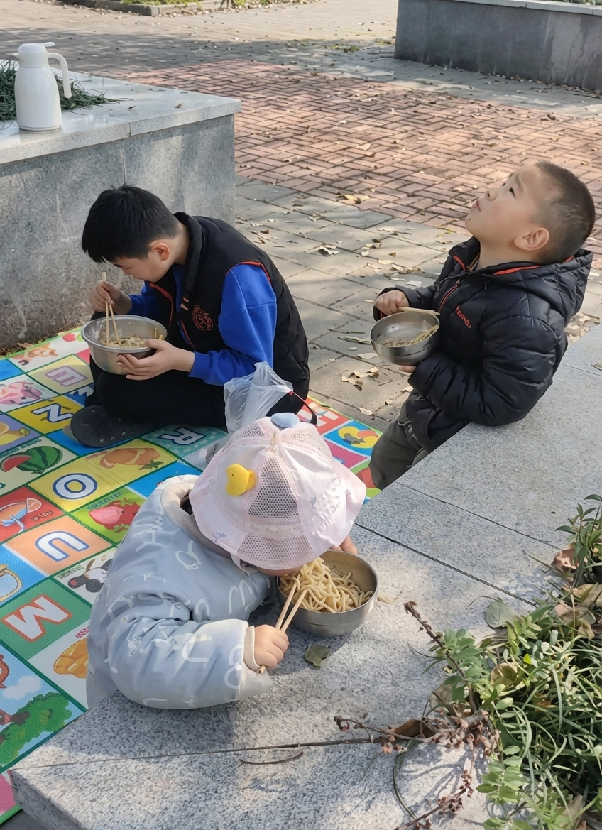 Đưa 3 con đi picnic với b&aacute;t m&igrave; trắng, người mẹ bị chỉ tr&iacute;ch "ngh&egrave;o c&ograve;n b&agrave;y đặt" v&agrave; sự thật khiến nhiều người im lặng- Ảnh 1.