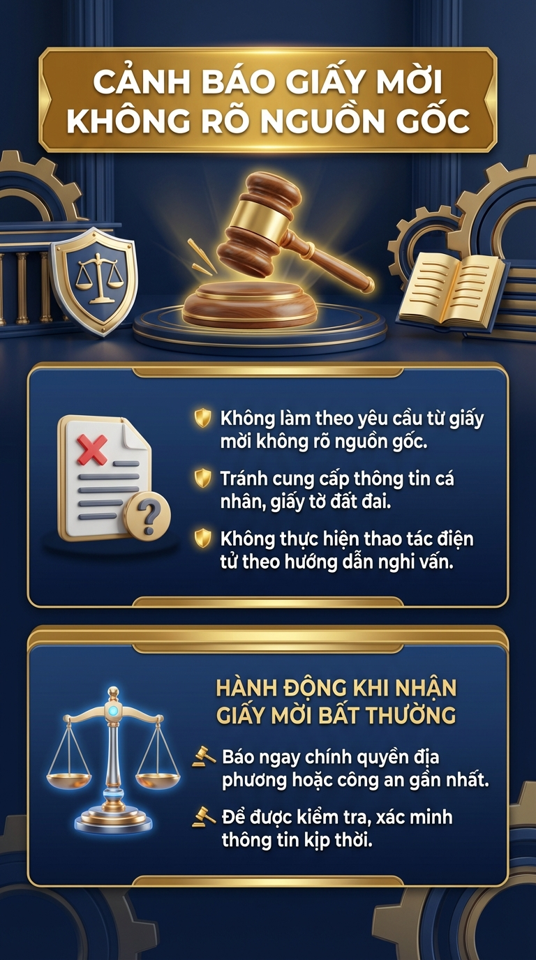 Tất cả người d&acirc;n c&oacute; sổ đỏ ch&uacute; &yacute;: Nếu nhận được giấy mời n&agrave;y, b&aacute;o c&ocirc;ng an ngay- Ảnh 2.