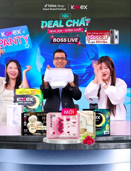 CEO trực tiếp livestream b&aacute;n h&agrave;ng: Bước đi t&aacute;o bạo ph&aacute; vỡ &ldquo;v&ugrave;ng cấm kỵ&rdquo; của Kotex- Ảnh 3.
