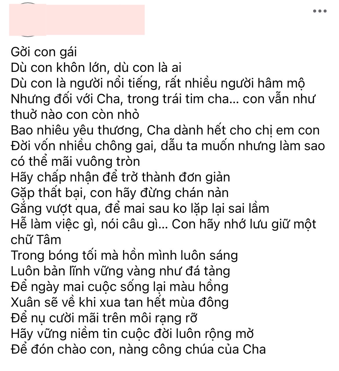 Gia đ&igrave;nh nhắn nhủ T&oacute;c Ti&ecirc;n: