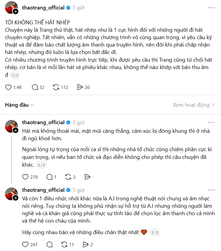 Nữ ca sĩ Việt th&uacute; nhận: T&ocirc;i kh&ocirc;ng thể h&aacute;t nh&eacute;p- Ảnh 2.