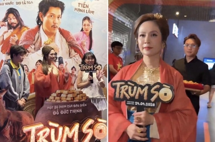 Động th&aacute;i của vợ chồng Đức Thịnh khi phim Tr&ugrave;m S&ograve; đuối sức ở ph&ograve;ng v&eacute;- Ảnh 1.