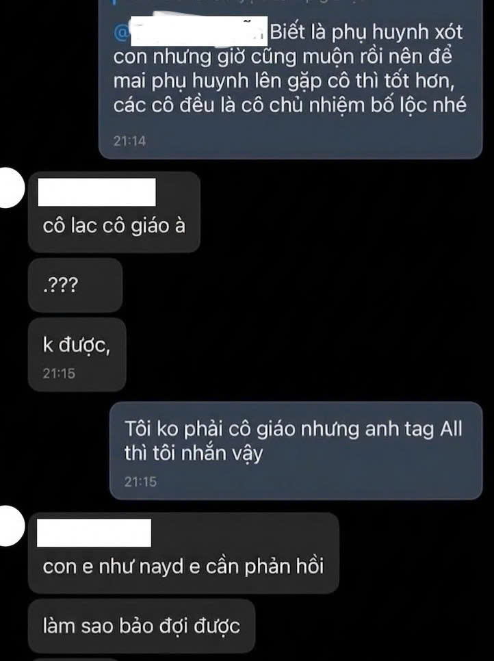 Con đi học về bị ng&atilde; sưng t&iacute;m, phụ huynh nhắn tin "tag all" nh&oacute;m lớp l&uacute;c 9h tối g&acirc;y tranh c&atilde;i khắp MXH- Ảnh 2.