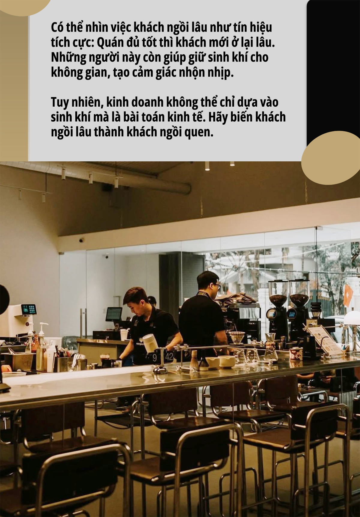 S&oacute;ng gi&oacute; kh&aacute;ch ngồi l&igrave;, đ&aacute;nh gi&aacute; 1 sao, chủ c&aacute;c qu&aacute;n c&agrave; ph&ecirc; l&ecirc;n tiếng: "Bạn kh&ocirc;ng l&agrave;m chủ, bạn sẽ kh&ocirc;ng hiểu được đ&acirc;u&rdquo;- Ảnh 2.