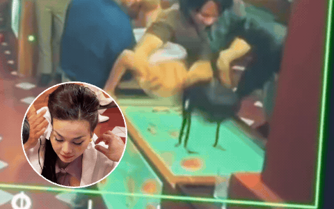 Thanh Hằng bị nhấn nước- Ảnh 1.