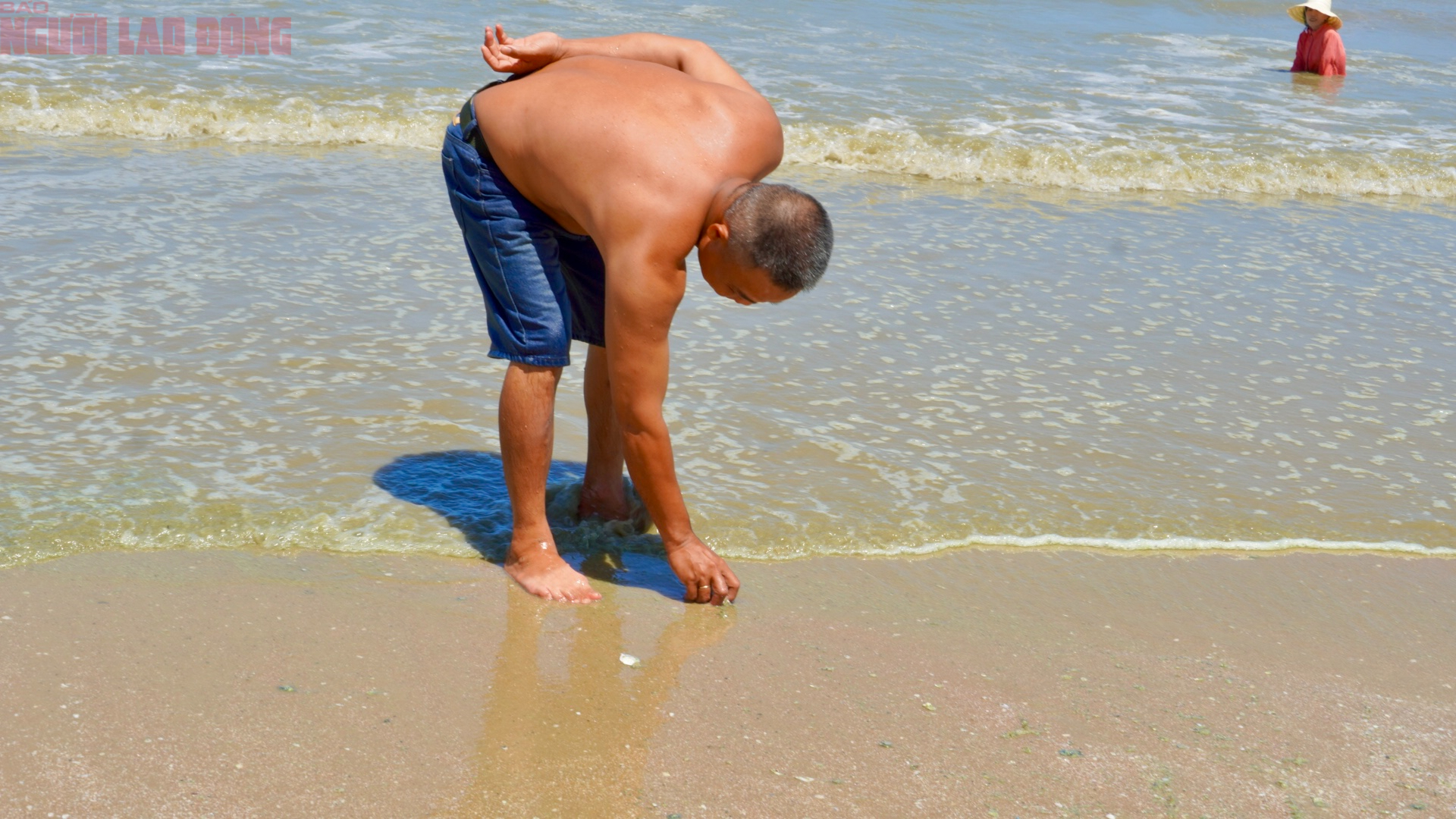 Hình ảnh biển Bãi Sau Vũng Tàu chuyển màu "xanh như matcha", du khách lo ngại- Ảnh 10. Hình ảnh biển Bãi Sau Vũng Tàu chuyển màu "xanh như matcha", du khách lo ngại- Ảnh 10.