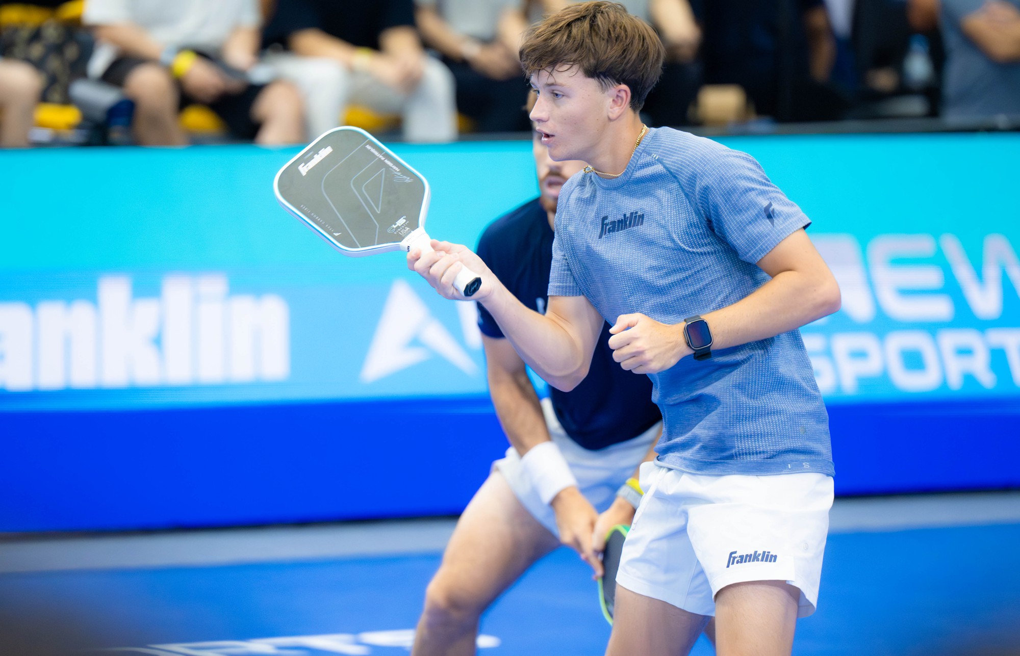 Dở kh&oacute;c dở cười: Hayden Patriquin mất vợt v&igrave; mải m&ecirc; ăn mừng chiến thắng kịch t&iacute;nh ở PPA Asia 1000- Ảnh 5.