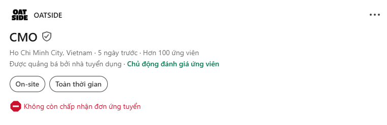 H&atilde;ng sữa Oatside Việt Nam bị chỉ tr&iacute;ch khi đăng tuyển CMO h&uacute;t 100 ứng vi&ecirc;n, cuối c&ugrave;ng c&ocirc;ng bố "Gi&aacute;m đốc điều h&agrave;nh" 4 tuổi, như đ&ugrave;a!- Ảnh 3.