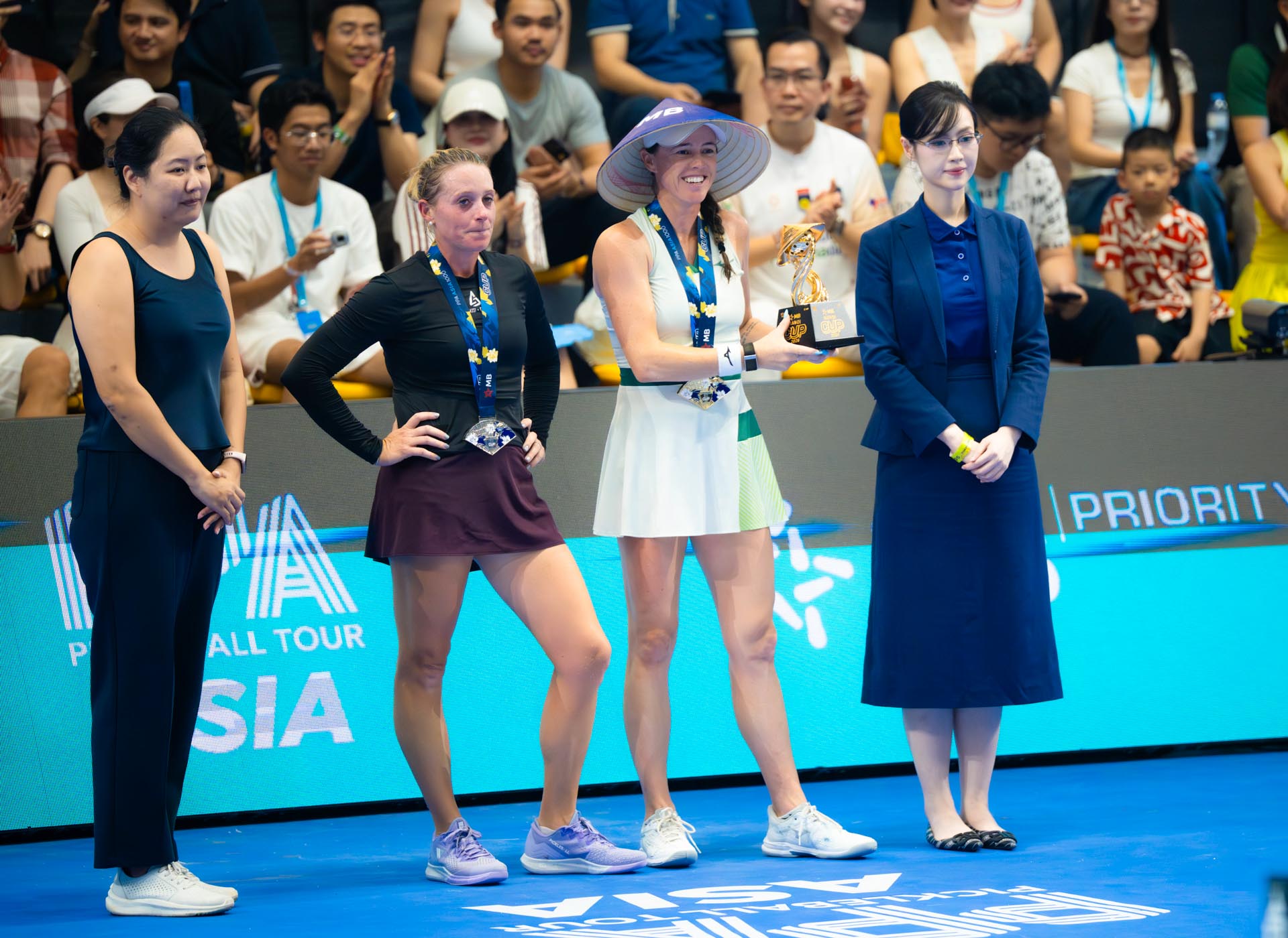 Quá hay: Kaitlyn Christian 2 lần lội ngược dòng cực đỉnh, chính thức đăng quang ngôi vô địch đơn nữ PPA Hanoi- Ảnh 5. Quá hay: Kaitlyn Christian 2 lần lội ngược dòng cực đỉnh, chính thức đăng quang ngôi vô địch đơn nữ PPA Hanoi- Ảnh 5.