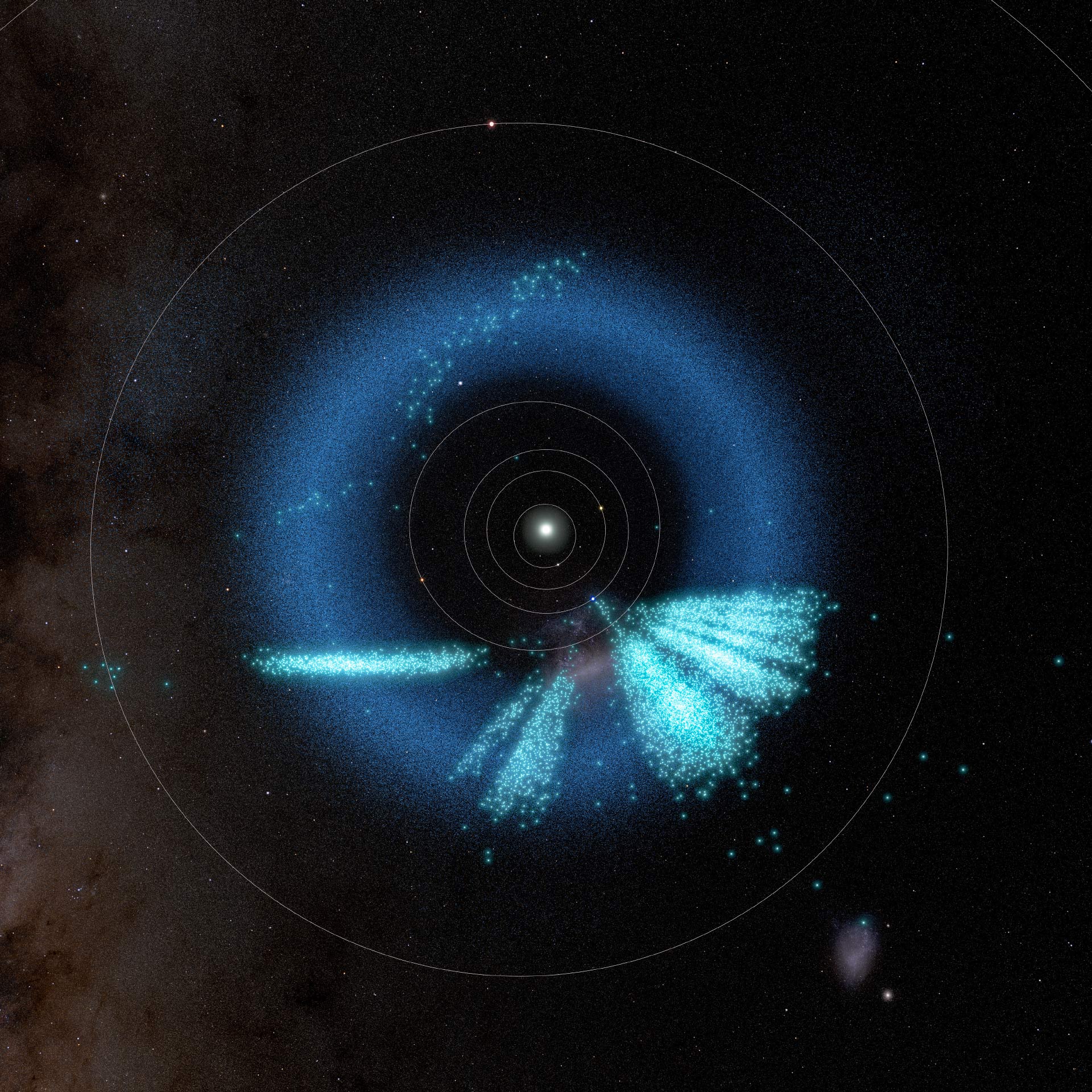 Hơn 11.000 vật thể "vô hình" cùng lộ diện trên bầu trời- Ảnh 1. Hơn 11.000 vật thể "vô hình" cùng lộ diện trên bầu trời- Ảnh 1.