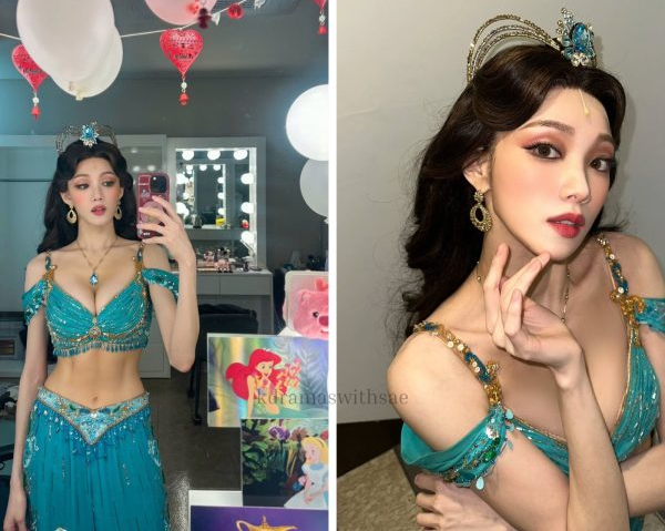 C&oacute; mỹ nh&acirc;n vừa ho&aacute; c&ocirc;ng ch&uacute;a Jasmine, vẻ ngo&agrave;i như 