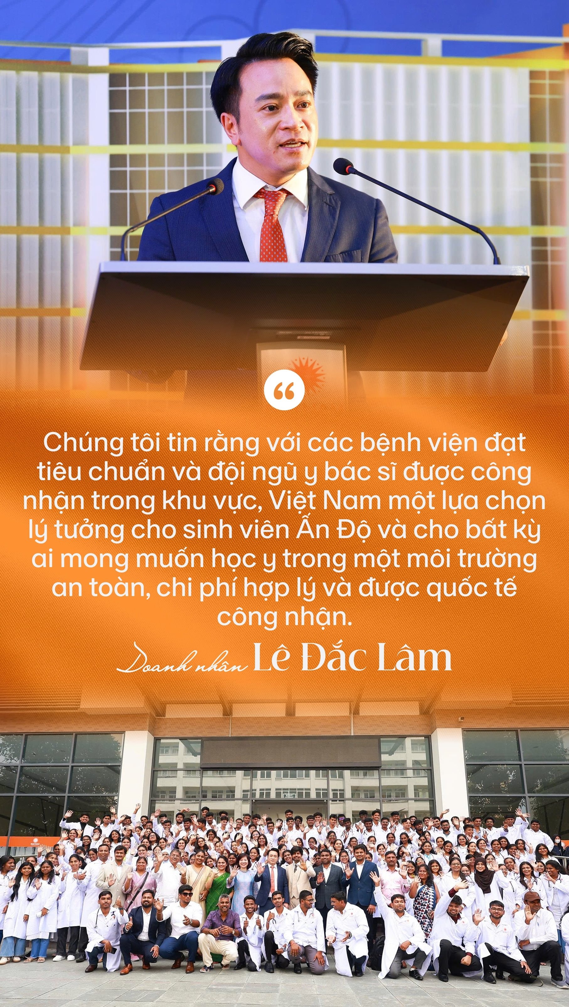 Doanh nh&acirc;n L&ecirc; Đắc L&acirc;m kể chuyện học Harvard, Johns Hopkins v&agrave; quyết định đầu tư 2.000 tỷ tạo mũi nhọn cho ng&ocirc;i trường &ldquo;di sản gia đ&igrave;nh&rdquo;- Ảnh 6.