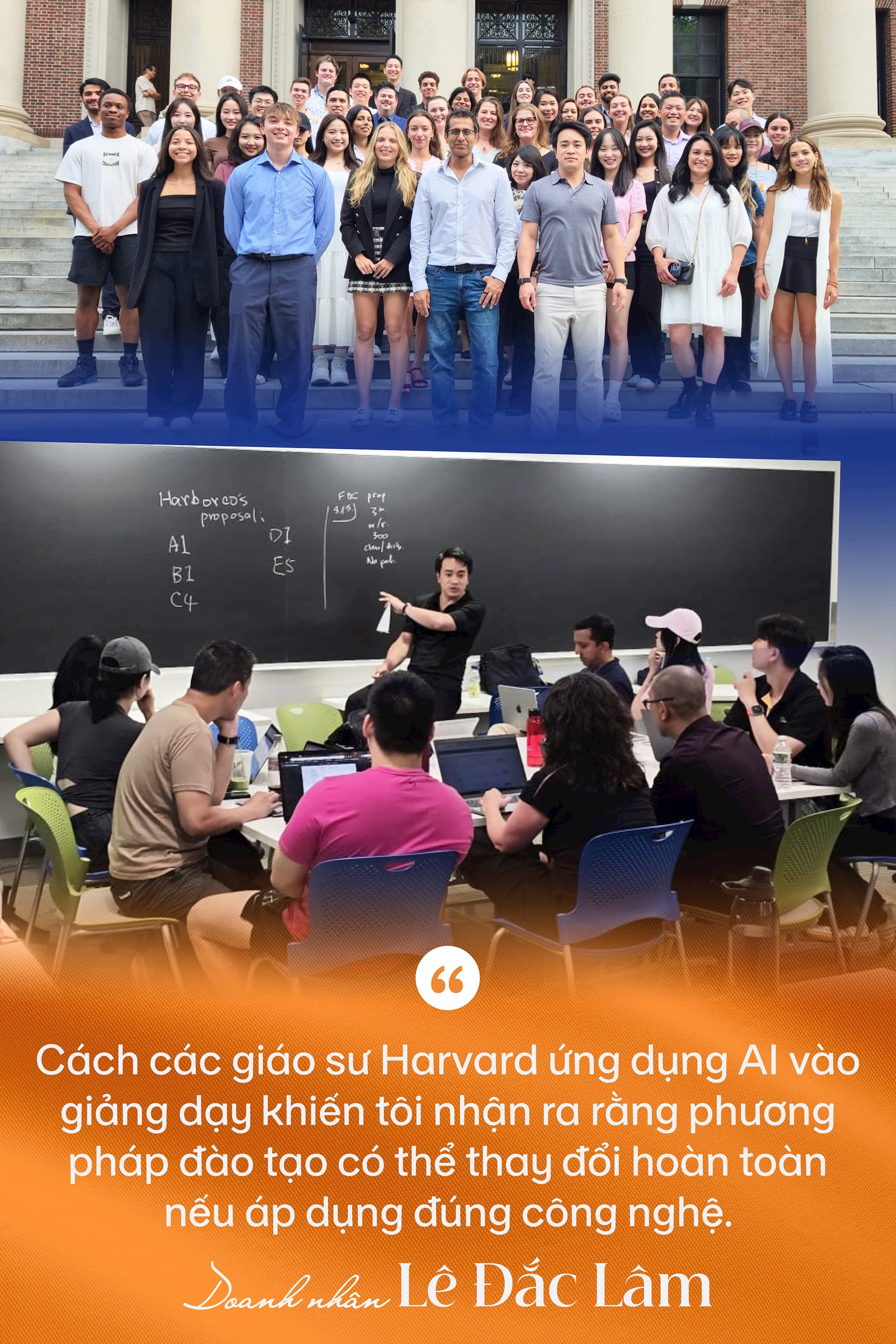 Doanh nh&acirc;n L&ecirc; Đắc L&acirc;m kể chuyện học Harvard, Johns Hopkins v&agrave; quyết định đầu tư 2.000 tỷ tạo mũi nhọn cho ng&ocirc;i trường &ldquo;di sản gia đ&igrave;nh&rdquo;- Ảnh 2.