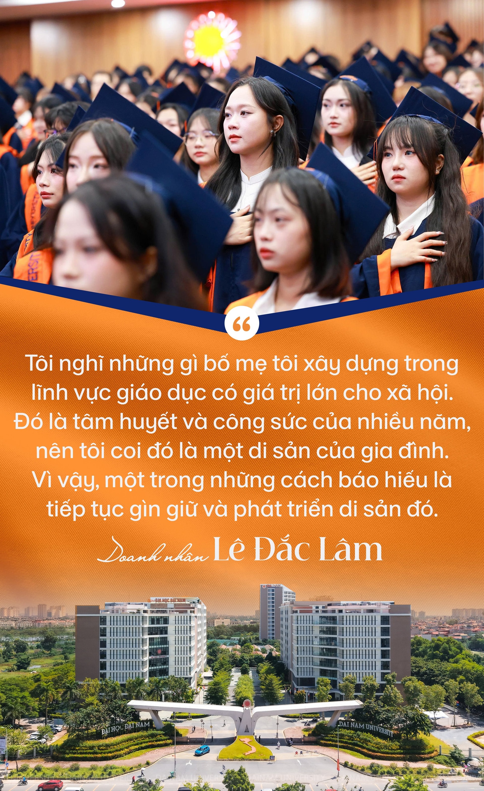Doanh nh&acirc;n L&ecirc; Đắc L&acirc;m kể chuyện học Harvard, Johns Hopkins v&agrave; quyết định đầu tư 2.000 tỷ tạo mũi nhọn cho ng&ocirc;i trường &ldquo;di sản gia đ&igrave;nh&rdquo;- Ảnh 4.