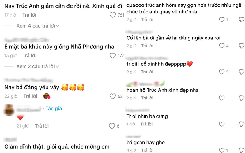Cả MXH ch&uacute;c mừng Tr&uacute;c Anh Mắt Biếc giảm c&acirc;n th&agrave;nh c&ocirc;ng- Ảnh 6.