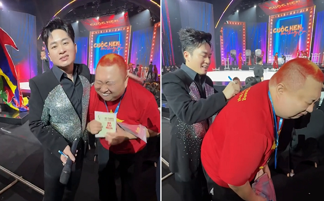 Fan H&agrave;n Quốc c&oacute; biểu hiện "lạ", li&ecirc;n tục k&ecirc;u "&ocirc;i trời ơi" khi gặp T&ugrave;ng Dương- Ảnh 1.