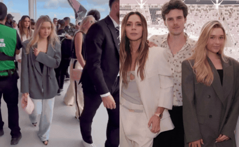 Camera thường không "dìm" được nhan sắc xinh đẹp của tiểu thư Harper nhà Beckham tuổi 14- Ảnh 1.