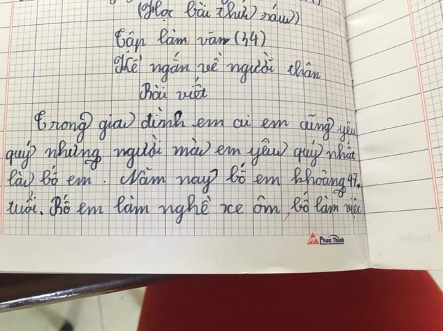 Bài văn kể bố đi từ sáng đến đêm, ngày mưa cũng như ngày nắng: Tưởng bí mật lắm nhưng đọc xong rưng rưng- Ảnh 1. Bài văn kể bố đi từ sáng đến đêm, ngày mưa cũng như ngày nắng: Tưởng bí mật lắm nhưng đọc xong rưng rưng- Ảnh 1.