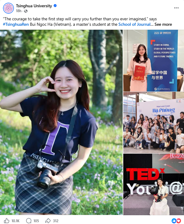 Nữ sinh Việt được Đại học TOP 1 Trung Quốc vinh danh tr&ecirc;n trang chủ- Ảnh 1.