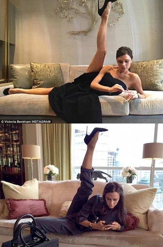 Victoria Beckham xoạc ch&acirc;n 90 độ, con d&acirc;u ngổ ng&aacute;o xoạc gấp đ&ocirc;i: Hơn thua nhau đến cỡ n&agrave;y rồi?- Ảnh 3.