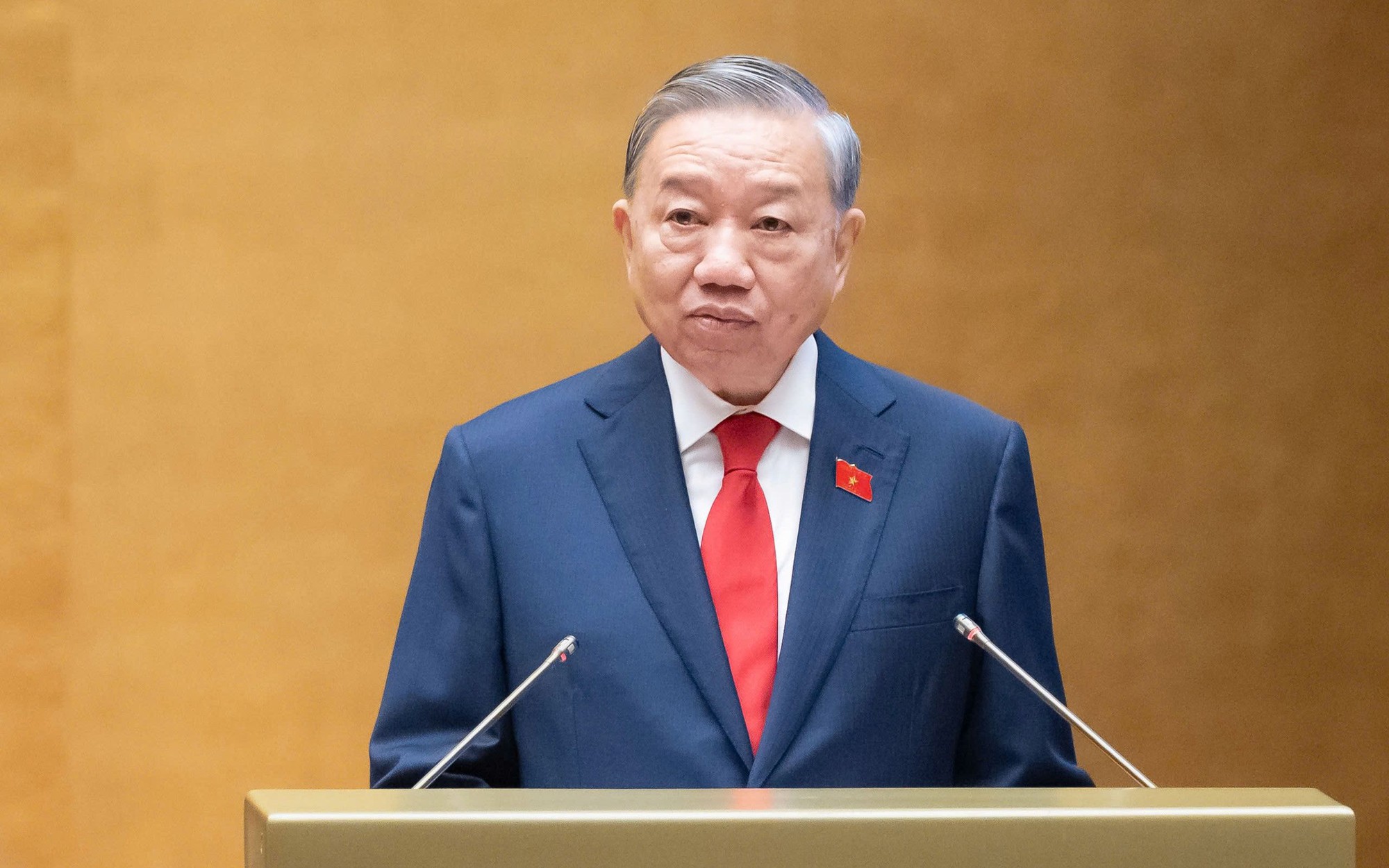 Ph&aacute;t biểu nhậm chức của Tổng B&iacute; thư, Chủ tịch nước T&ocirc; L&acirc;m- Ảnh 1.