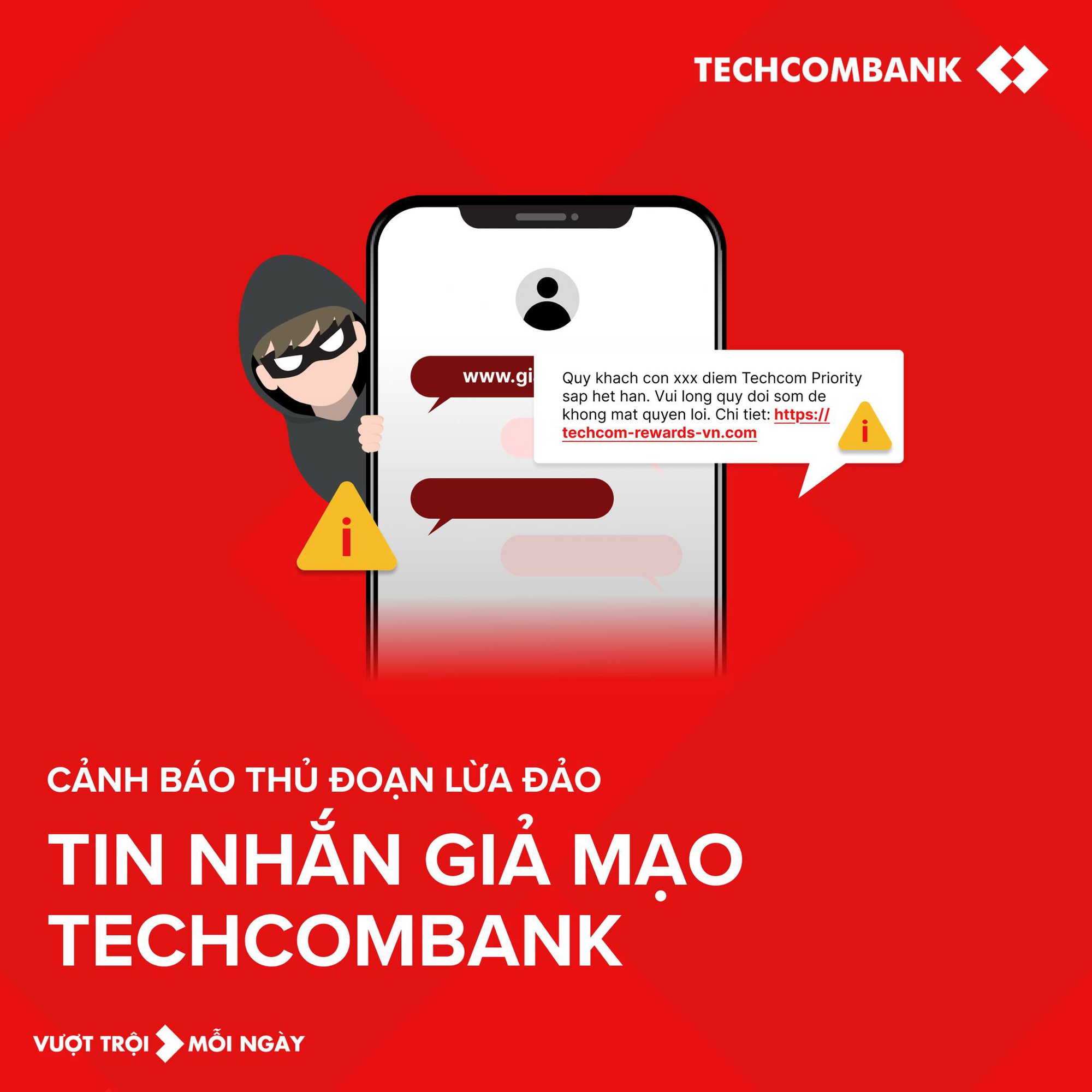 Techcombank cảnh b&aacute;o- Ảnh 1.