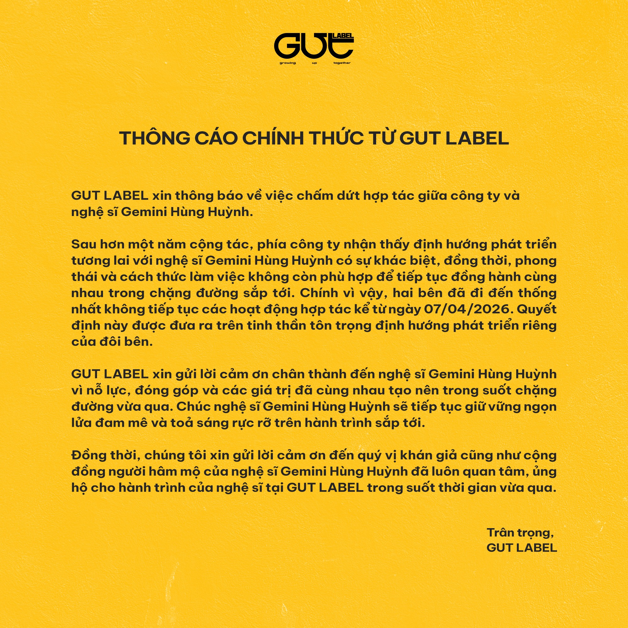 C&ocirc;ng ty quản l&yacute; chấm dứt hợp đồng với H&ugrave;ng Huỳnh, đọc b&agrave;i th&ocirc;ng b&aacute;o l&agrave; thấy c&oacute; vấn đề!- Ảnh 2.