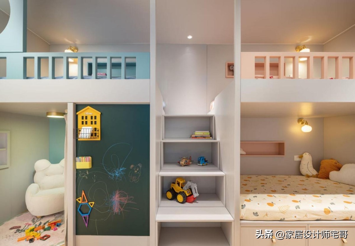 Nh&agrave; 55m&sup2; vẫn đủ 4 ph&ograve;ng ngủ, 2 vệ sinh cho 6 người: C&aacute;ch bố tr&iacute; khiến ai cũng muốn học theo- Ảnh 5.